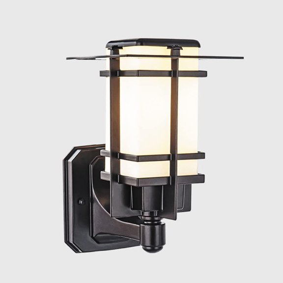 Exterior Wall Lantern Waterproof Wall Sconce Retro Outdoor Coach Light, Vintage Wall Mount Porch Lighting Fixture Glass Wall Lamp Shade for Garden Patio Garage Doorway