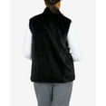 thumbnail image 5 of Alfred Dunner Womens Womens Chevron Fur Vest, 5 of 6