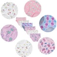 thumbnail image 3 of Girls Cotton Breathable Underwear Toddler Mermaid Panties Little Kids Rainbow Briefs Childrens Comfort 6 Pack Undies Size 2T, 3 of 6