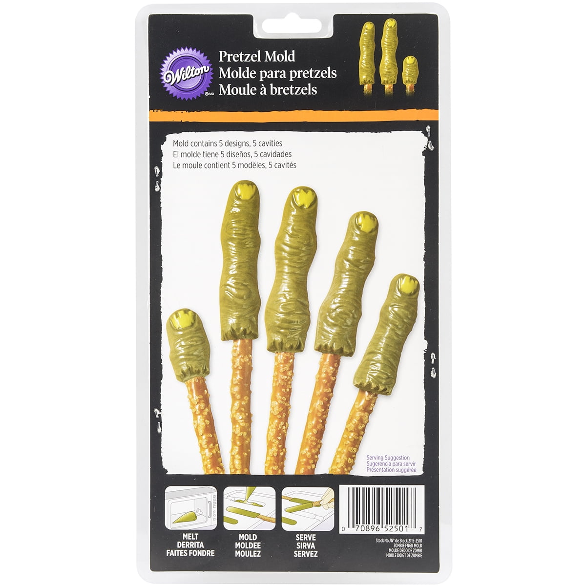 ZOMBIE FINGERS PRTZL MOLD