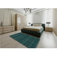 thumbnail image 4 of Ahgly Company Indoor Rectangle Patterned Teal Green Area Rugs, 6' x 9', 4 of 6