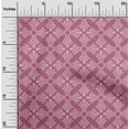 thumbnail image 2 of oneOone Cotton Poplin Pink Fabric Asian Block Floral Sewing Material Print Fabric By The Yard 42 Inch Wide, 2 of 4