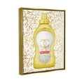 thumbnail image 5 of Stupell Industries Glitzy Fashion Bling Kitchen Condiment Mustard Bottle Graphic Art Metallic Gold Floating Framed Canvas Print Wall Art, Design by Ziwei Li, 5 of 5