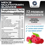 Multivitamin for Men - Complete Daily Mens Multivitamin Gummies with Vitamin D, B Vitamins, Zinc & More - Energy, Memory, Focus & Immune Health Support - 13 Essential Vitamins & Minerals, 60 Capsules