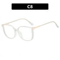 thumbnail image 1 of Gafas de lectura con luz anti-azul para mujer, anteojos con montura grande, montura artística, gafas para hipermetropía, gafas lisas que combinan con todo, 1 of 4