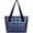 Blue, variant on CoCopeaunt Women Retro Nylon Tote Hanbag Large Quilted Cotton Down Hobo Shoulder Bag Purse