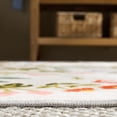 thumbnail image 5 of SAFAVIEH Martha Stewart Tanzil Floral Machine Washable Area Rug, Beige/Red, 5' x 8', 5 of 11