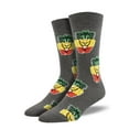 thumbnail image 2 of Socksmith Men's Rasta Lion Graphic Socks, 2 of 2
