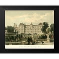 thumbnail image 2 of Allom, T. 18x15 Black Modern Framed Museum Art Print Titled - Garden- front of Luxembourg, Paris, 2 of 5