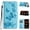 Blue, variant on TECH CIRCLE For iPhone 17 Pro Max Flip Wallet Phone Case with Wrist Strap, Cute Embossed Butterfly PU Leather Case with 2 Card Slots and 1 Cash Pocket, Protective Slim Lightweight Case, Rose