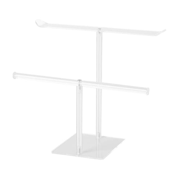 Acrylic Headband Holder Hair Accessories Clear Stand for Girls Clear Hair Ties Holder Headband Display Stand