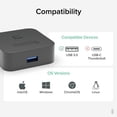 thumbnail image 4 of Plugable USB3-SWITCH2 USB Switch USB Type B, External, 1 USB Port, 1 USB 3.0 Port, PC, Mac, Linux, 4 of 6