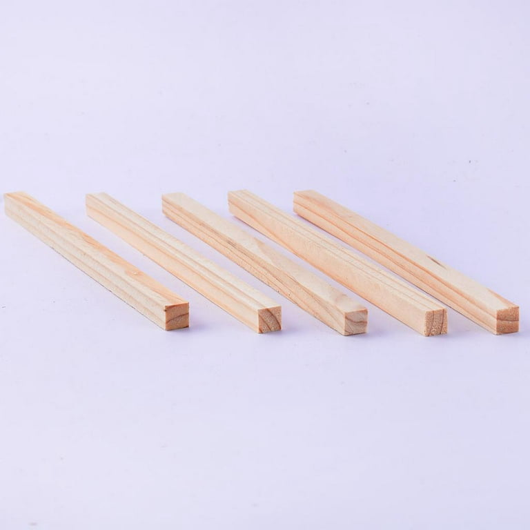 300mm long Square long wooden bar Wood Sticks Strips for model DIY New