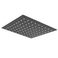 thumbnail image 4 of Rain Shower Head, Stainless Steel Large Coverage Square Showerhead  G1/2in Thread  For Children Bathing, 4 of 8