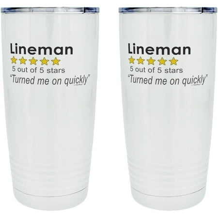 

Lineman For n Lineman 5 Out Of 5 Stars Review Turned On Quickly 2-Pack 20Oz Stainless Steel Insulated Travel Mug With Lid