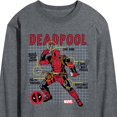 thumbnail image 3 of Marvel Deadpool - Blueprint - Men's Long Sleeve Graphic T-Shirt, 3 of 5