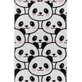 thumbnail image 4 of Coolnut Cartoon Panda Pattern Thermal Insulated Blackout Grommet Printed Window Curtain - 84x55 in - 100% Polyester 2 Panels, Stitchingstyles, 4 of 6