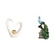 thumbnail image 1 of Figura de escritorio,Decoración de escritorio con forma de corazón para oficina o hogar,Figura de escritorio,Estatua de pavo real en estante,escritorio,decoración del hogar,Figuras, 1 of 8