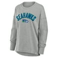 thumbnail image 4 of Women's Fanatics Heather Gray Seattle Seahawks Hometown Legacy Long Sleeve T-Shirt, 4 of 5