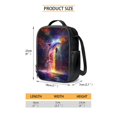 thumbnail image 4 of ZUXONGSY Dolphin Galaxy Print Backpack Set for Girls Boys 4 PCS School Bookbag for Kindergarten Elementary Preschool Middle Kids Schoolbags with Lunch Box Pencil Case and Water Bottle Holder Set, 4 of 6