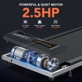 thumbnail image 2 of Under Desk Treadmill with Incline, Walking Pad for Home/Office, Portable Walking Treadmill 2.5HP, Walking Jogging Machine with 265 lbs Weight 0.6-3.8 MPH Capacity App Remote Control LED Display, 2 of 7