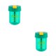 thumbnail image 2 of Injueey Botella de agua Pajita 300ML Taza portátil anti-escaldado Plástico Oficina Estudiante Escuela Transporte Gimnasio Drinkware Verde Verde 2piezas, 2 of 6
