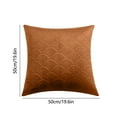 thumbnail image 3 of Lilixerw 19.6 x 19.6 Inch Decorative Throw Pillow Covers,Velvet Pillow Cover Soft Pillowcase for Sofa, 3 of 6
