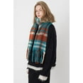 thumbnail image 2 of CoCopeaunts Women Long Plaid Blanket Chunky Scarf Oversized Checked Scarf with Tassel Winter Scarves Wrap Shawl, 2 of 6