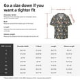 thumbnail image 5 of KLL Bulldog Print Print Men's Shirt Short Sleeve Button Down Summer Cuba Beach Shirts- 4X-Large, 5 of 5
