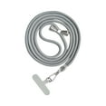thumbnail image 4 of Cordón para teléfono, correa de seguridad para teléfono, bandolera antipérdida, correa de seguridad universal Gris claro, 4 of 9