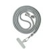 thumbnail image 4 of Cordón para teléfono universal desmontable de nailon para el cuello, sistema de sujeción de seguridad Gris claro, 4 of 9