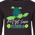 thumbnail image 4 of Inktastic Port St. Lucie, Florida Happy Sea Turtle Long Sleeve Youth T-Shirt, 4 of 5