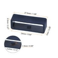 thumbnail image 2 of Uxcell 6pack Watch Strap Loop Fastener Rings 24mm Rubber Watch Holder Keeper Blue, 2 of 6