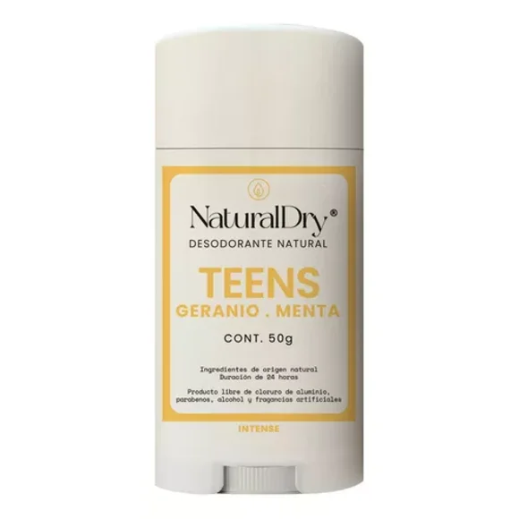 Desodorante NaturalDry Teens Geranio Menta En Barra 50g