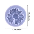 thumbnail image 2 of Chrysanthemum Sunflower With Hole Car Aromatherapy Drip Glue Pendant Decoration, 2 of 2