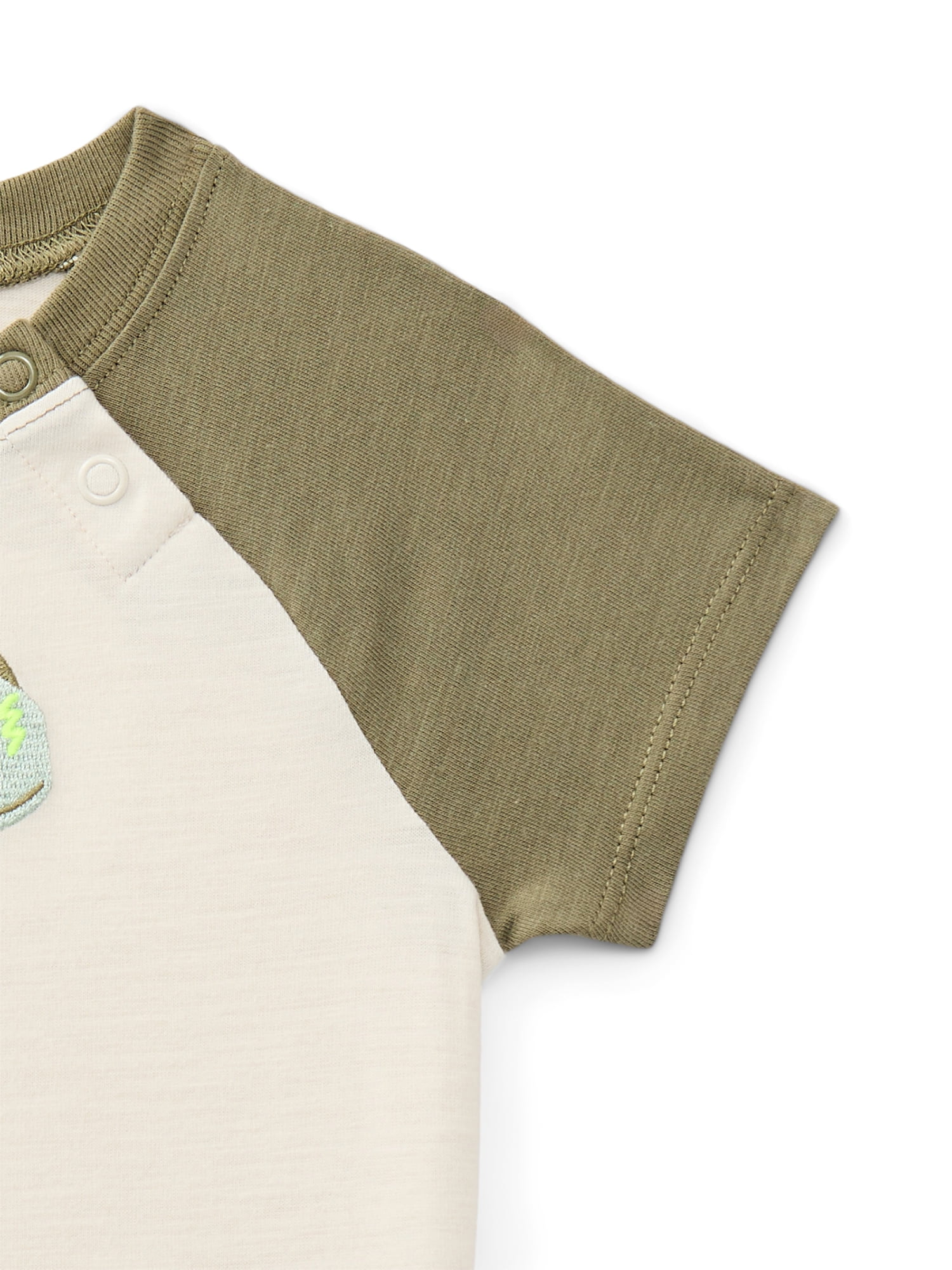 Wonder Nation Baby Boys Graphic Raglan Tee, Sizes 0/3M-24M