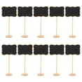 thumbnail image 1 of Shisuyan Mini Blackboard Sign with Removable Stands for Decoration Synthetic Material Black Color 10 Pieces, 1 of 8