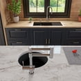 thumbnail image 6 of ALFI brand AB3418SBUM-BLA Black 33" Granite Composite Workstation Step Rim Single Bowl Undermount Sink with Accessories, 6 of 8