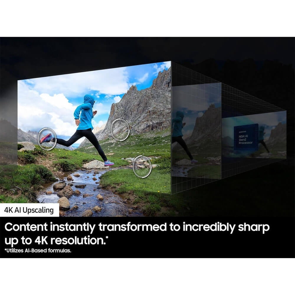 Samsung QN55S90DKIT1 55 inch OLED S90D 4K UHD Smart TV Bundle with Quantum HDR+, 144Hz Gaming, Dolby Atmos, Alexa Buil