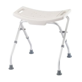 Folding Shower Chair With Back Retail 1 Each Walmart Com Walmart Com