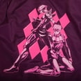 thumbnail image 7 of Jojo's Bizarre Adventure Giorno & Gold Experience Long Sleeve Purple Hooded Anorak-XXL, 7 of 7