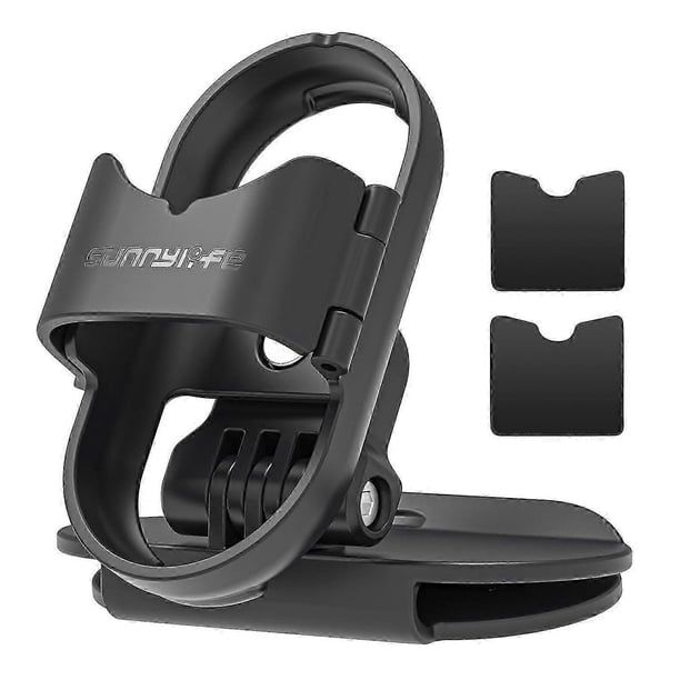Sunnylife G3s-j867 For Insta360 Go 3s/go 3 Action Camera Hat Brim Clip 360 Degrees Rotation Head