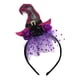 thumbnail image 3 of Diadema con sombrero de bruja de Halloween, accesorio para el cabello elástico con decoración de encaje. Estilo C, 3 of 8