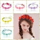 thumbnail image 4 of EeaseMX Corona de flores de margaritas bohemias para novia, diadema floral de girasol, guirnalda para boda, tocado para vestido de novia, tocado para viajes al mar (amarillo), 4 of 7