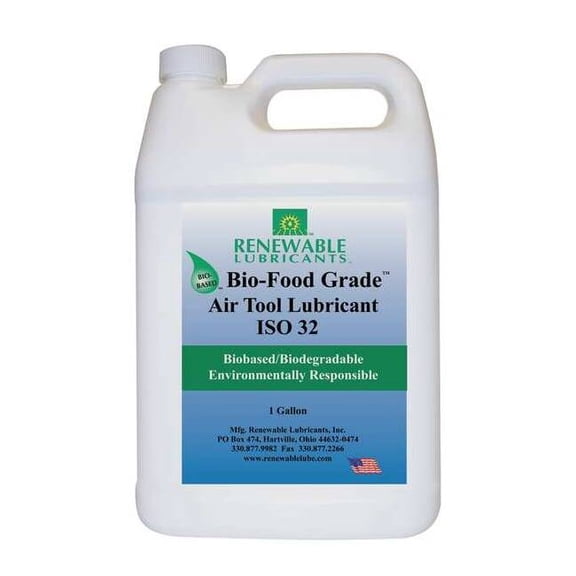 Renewable Lubricants 1 gal., Jug, Vegetable Oil, Yellow 87463