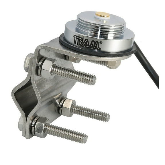 Tram Stainless Steel Double-Groove NMO Mirror Mount with 17-Ft. Cable and PL-259 Connector 1248