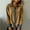Khaki, variant on YOZGXEG Blouses For Women Dressy Casual Women Casual Corduroy Denim Patchwork Jacket Long Sleeve Turndown Collar Distressed Jean Coat Black S-Xxl