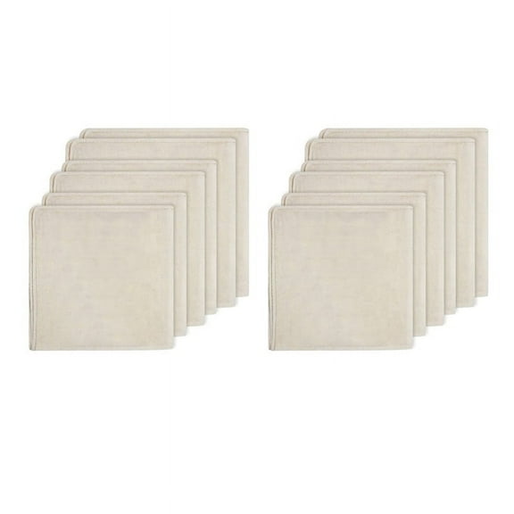 12 Pack Cheeseclothes, Unbleached Pure Cotton Muslin Clothes Soft Square Cheese Clothes for Cooking, Straining, Baking