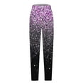 thumbnail image 5 of Xixinqiwan Women Baggy Sweatpants Casual Glitter Floral Printed Sweat Pant Elacstic Waist Tapered Women Pants Running Joggers, 5 of 5