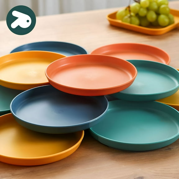 ACDANC 4pcs Cat Bowl Shallow Cat Food Dish Cat Feeding Bowls Wide Pet Food Plate for Kittens